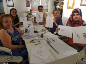 Dubai - Arabic Calligraphy Workshop by Hicham Chajai